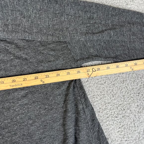 Eileen Fisher Cropped Sweater Womens M Gray Cowl Neck Curved Hem Sweatshirt - Picture 5 of 8